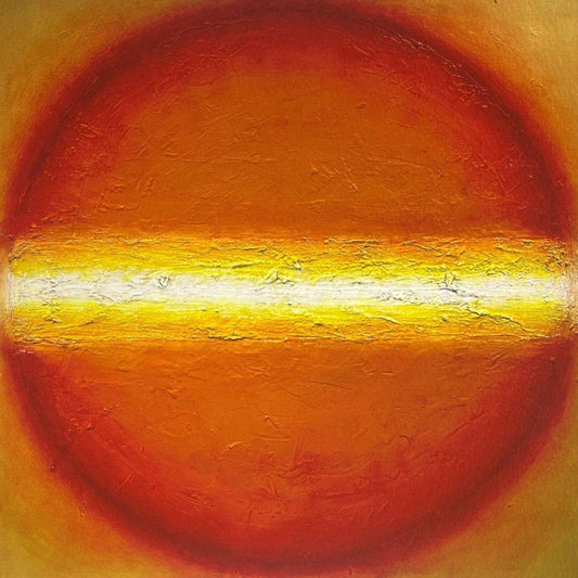 The Light Print is a abstract orb painting print by William Ballard Art